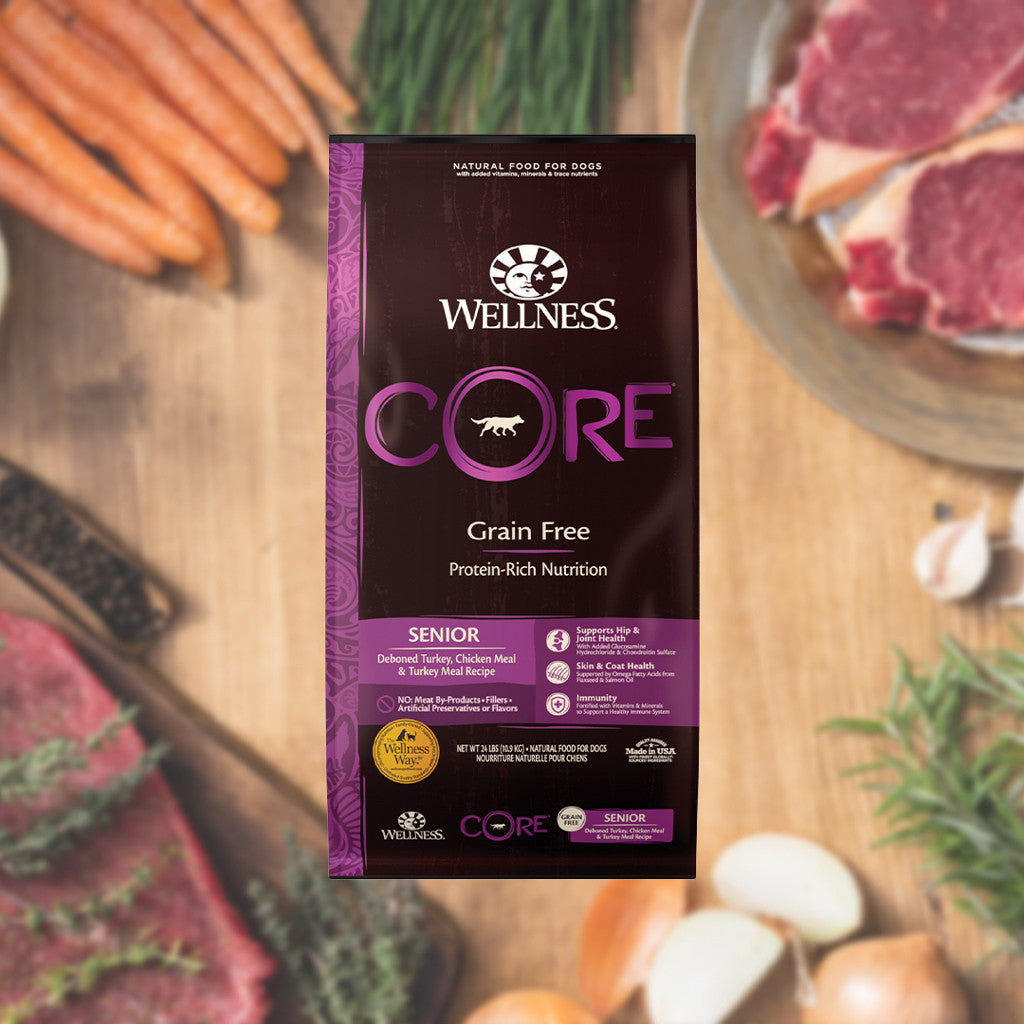 Wellness CORE Grain-Free Dry Dog Food -Senior,12lb
