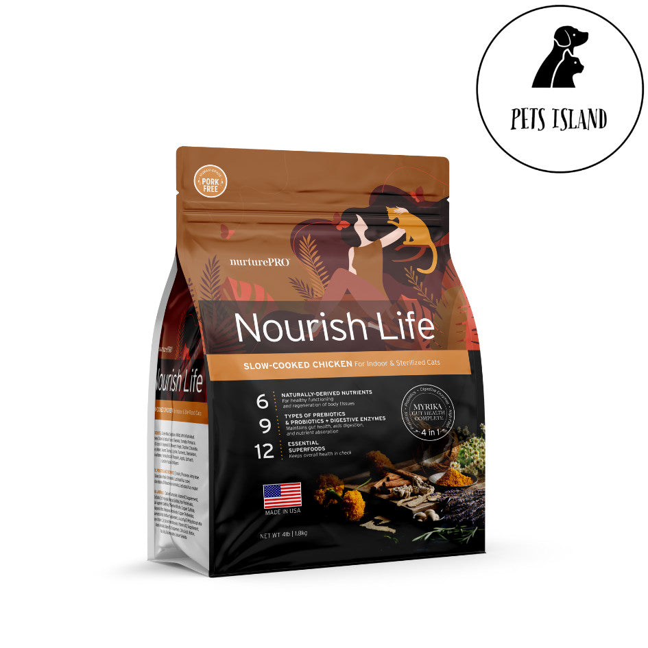 NurturePRO Nourish Life Dry Cat Food | Kibbles, Complete Diet, Weight Control Kitten