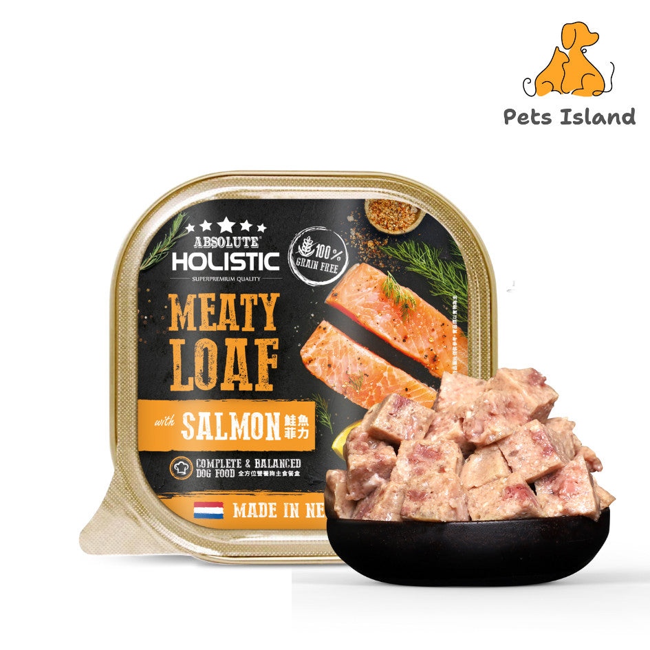 Absolute Holistic Complete & Balanced Meaty Loaf Wet Tray Food for Dog (100g)