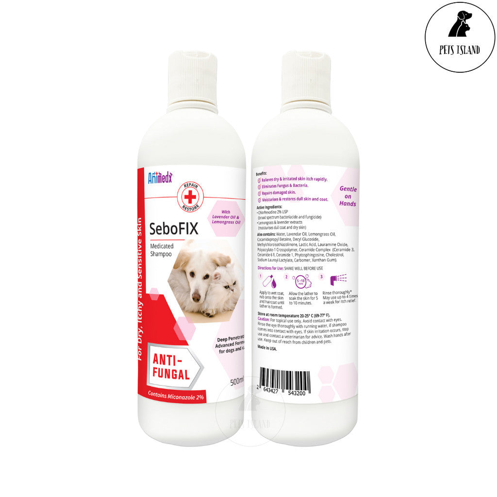 Animedx Sebofix Medicated Shampoo for Cats & Dogs 250ml