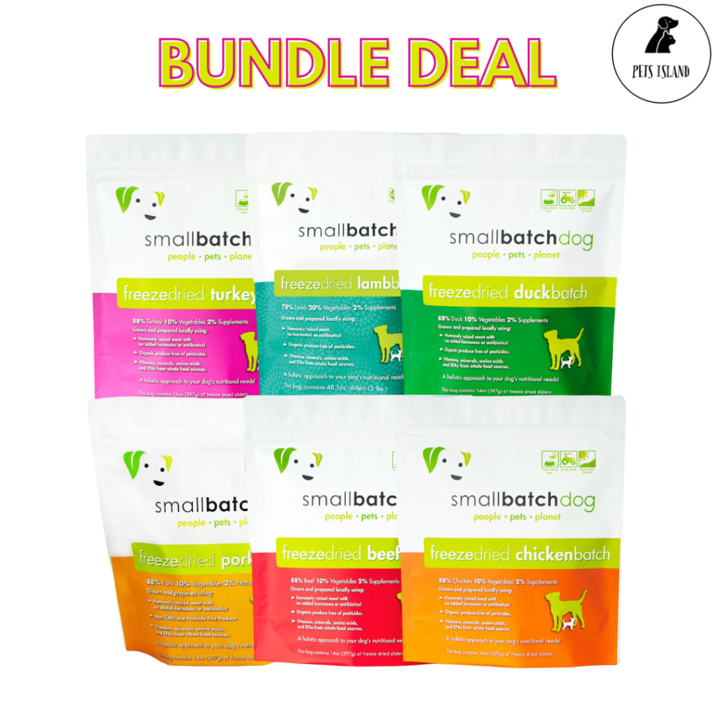 Smallbatch Freeze Dried Raw Sliders Dog Food 14oz