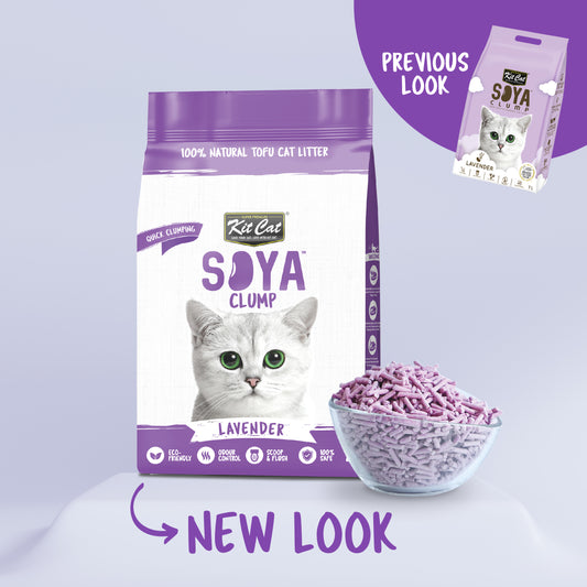 Kit Cat Soya Clump Lavender Cat Litter 7L