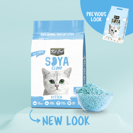 Kit Cat Soya Clump Baby Powder Cat Litter 7L