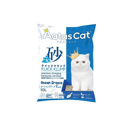 4 FOR $26.70: Aatas Cat Kuick Klump Bentonite Cat Litter 10L