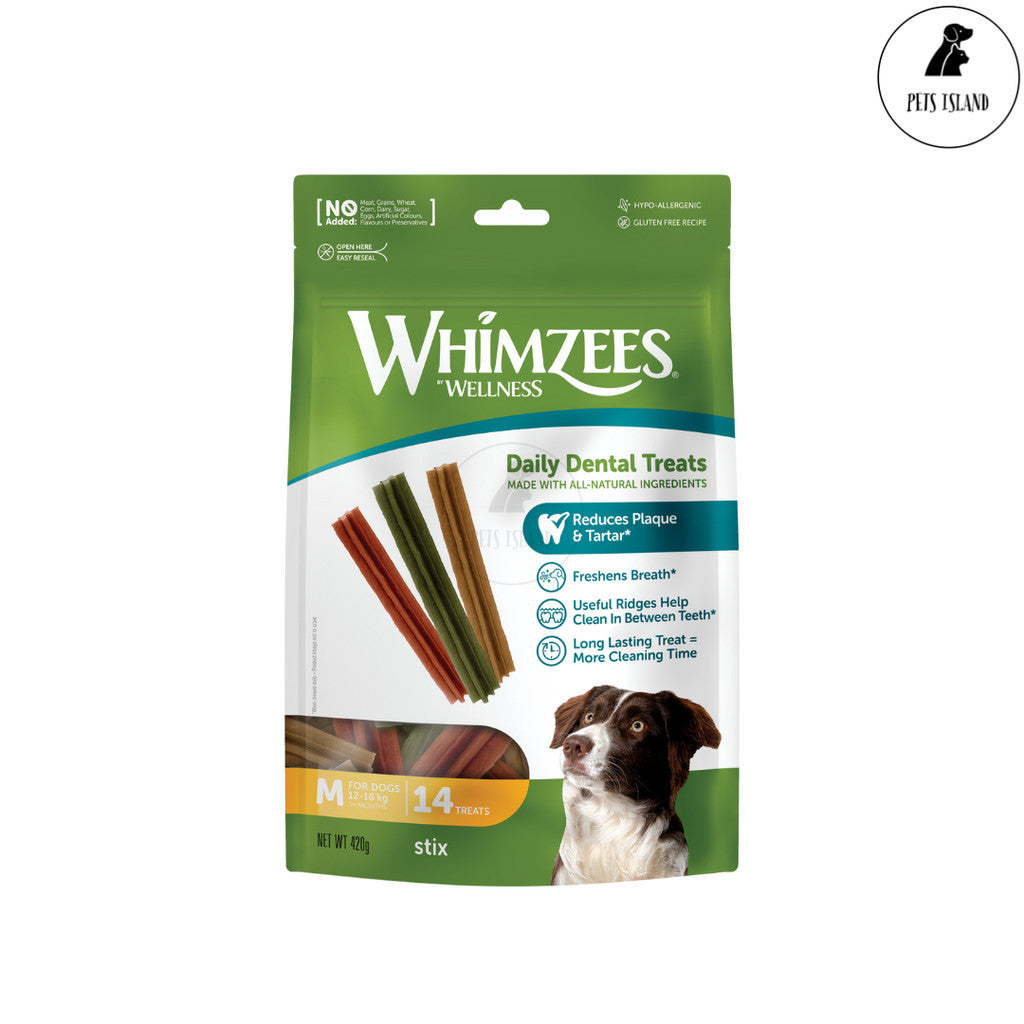 FREE WELLNESS SAMPLE: Whimzees Value Bag Dental Chews for Dogs & Puppies Toothbrush Alligator Stix Hedgehog