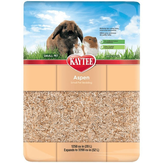 Kaytee Aspen Bedding for Small Pets - Hamsters, Rabbits & Guinea Pig (2 sizes)