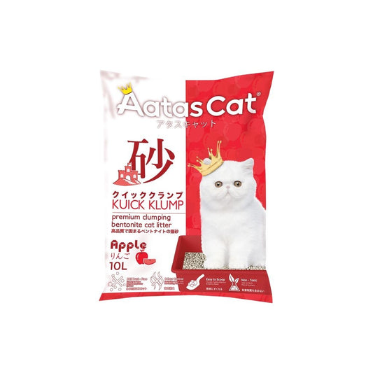 4 FOR $26.70: Aatas Cat Kuick Klump Bentonite Cat Litter 10L