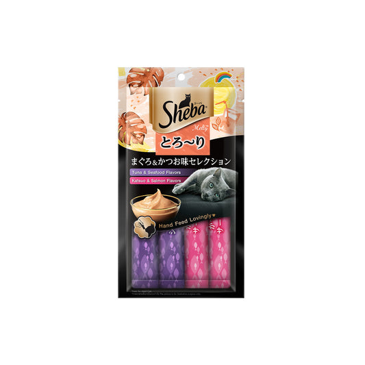 Sheba Melty Cat Puree Treats 12g x 4 - 4 Flavours