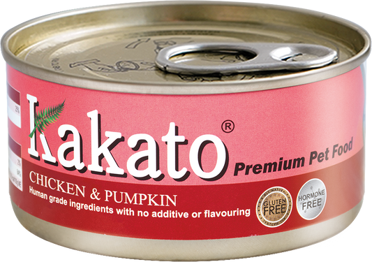 Kakato Chicken & Pumpkin Canned Cat & Dog Food