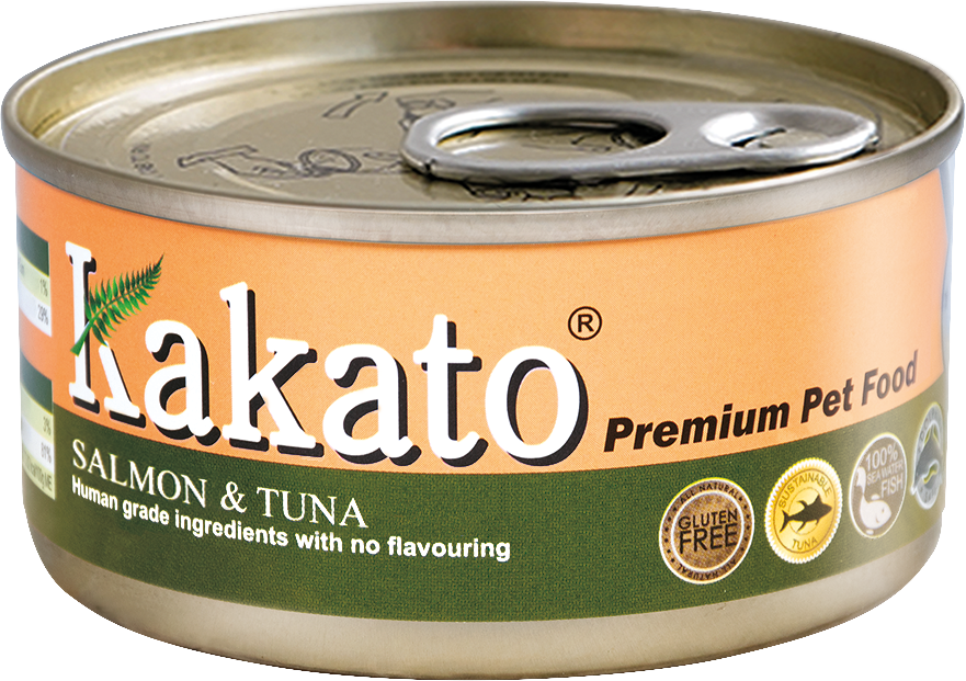 Kakato Salmon & Tuna Canned Cat & Dog Food