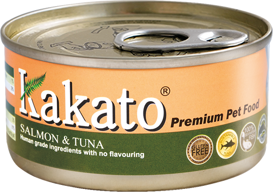 Kakato Salmon & Tuna Canned Cat & Dog Food