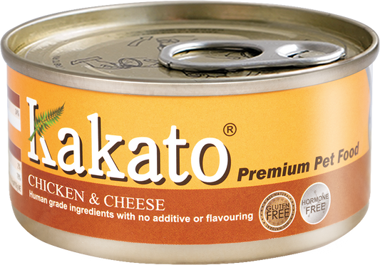 Kakato Chicken & Cheese Canned Cat & Dog Food 70g