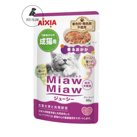 Aixia Miaw Miaw Juicy Adult Senior & Kitten Pouch Cat Food