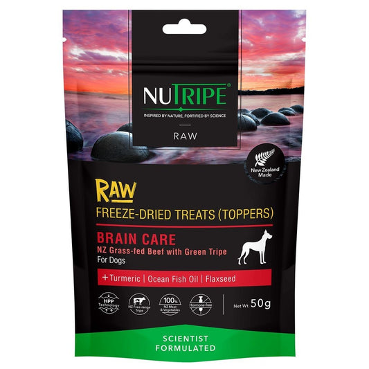BUY 1 FREE 1: Nutripe Raw Freeze Dried Treats & Toppers for Dogs 50g