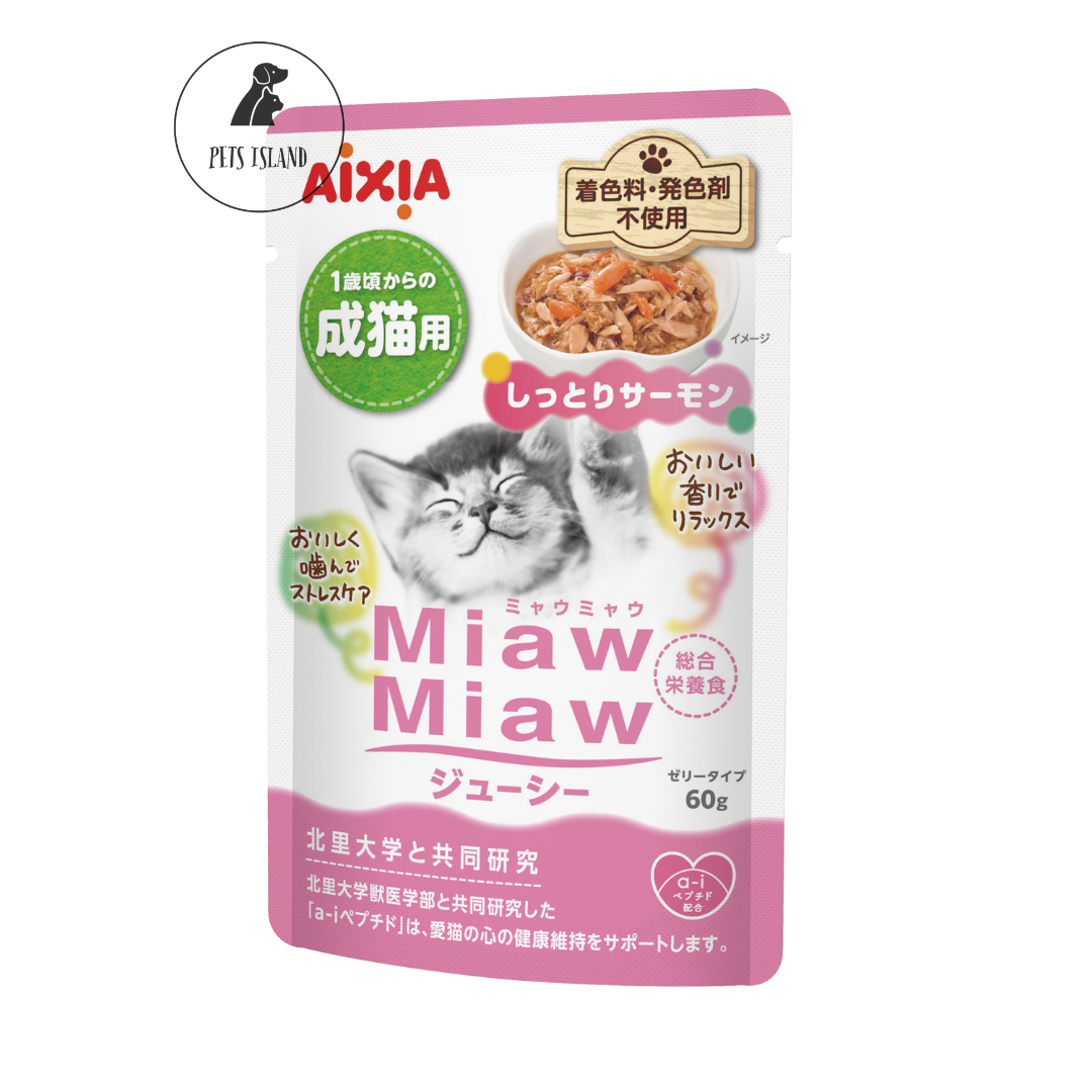 Aixia Miaw Miaw Juicy Adult Senior & Kitten Pouch Cat Food