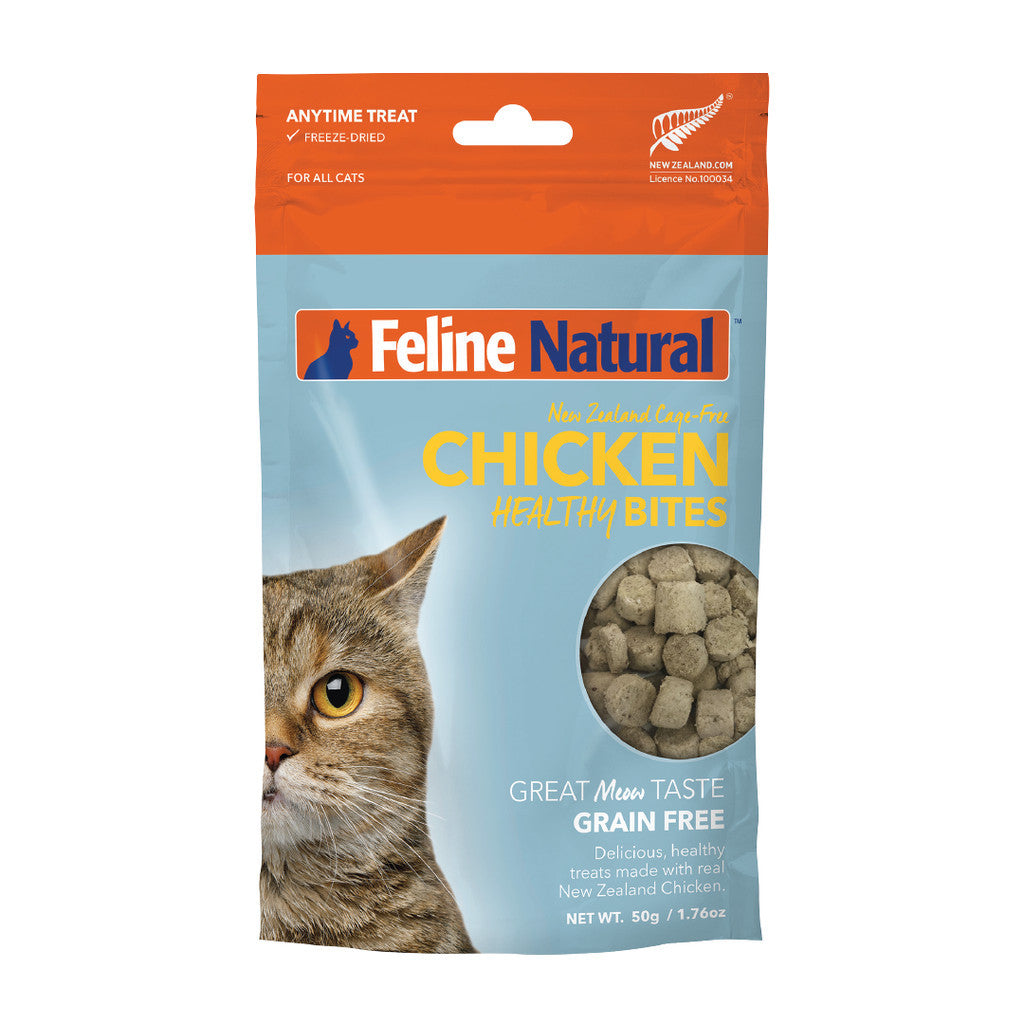 Feline Natural Healthy Bites Cat Treats 50g