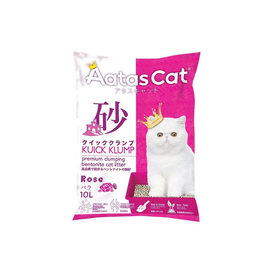 4 FOR $26.70: Aatas Cat Kuick Klump Bentonite Cat Litter 10L