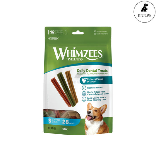 FREE WELLNESS SAMPLE: Whimzees Value Bag Dental Chews for Dogs & Puppies Toothbrush Alligator Stix Hedgehog