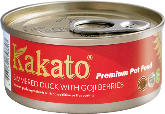 Kakato Simmered Duck with Goji Berries Canned Cat & Dog Food 70g