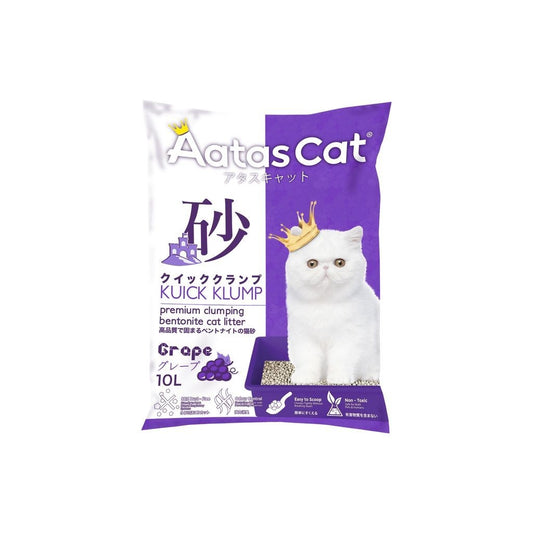 4 FOR $26.70: Aatas Cat Kuick Klump Bentonite Cat Litter 10L