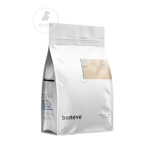 Boneve Grain Free Dry Cat Food Kibbles - Complete Diet, Mackerel Beef Chicken