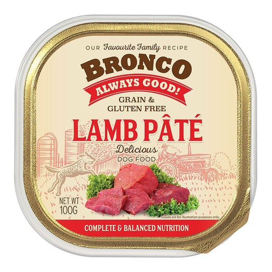 Bronco Pate Tray Dog Wet Food 100g