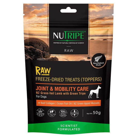 BUY 1 FREE 1: Nutripe Raw Freeze Dried Treats & Toppers for Dogs 50g
