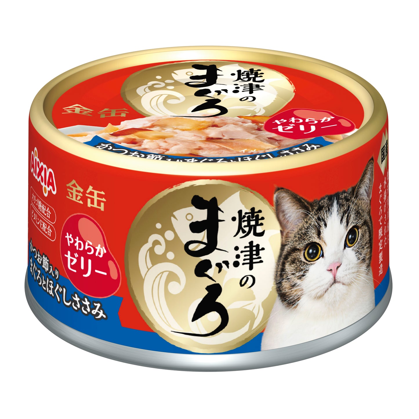 Aixia Yaizu No Maguro Tuna & Chicken with Dried Skipjack Canned Cat Food 70g