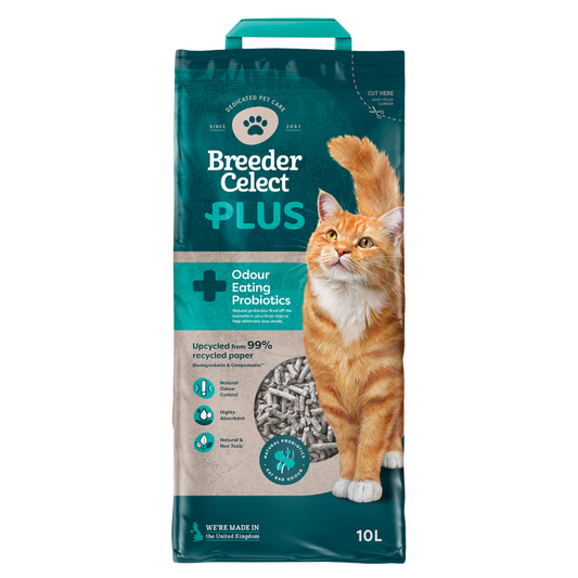 Breeder Celect Plus Recycled Paper Cat Litter