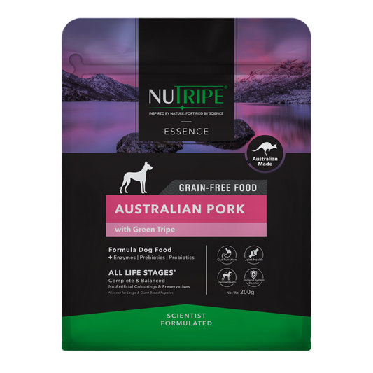 Nutripe Essence Australian Pork with Green Tripe Dog 200g