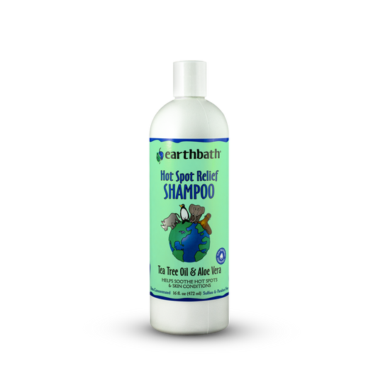 Earthbath Hot Spot Relief (Tea Tree Oil & Aloe Vera) Shampoo 16oz