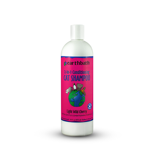 Earthbath 2 In 1 Conditioning Cat Shampoo 16oz