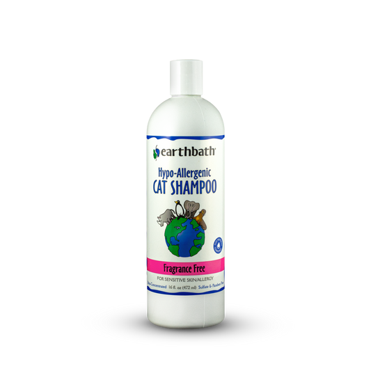 Earthbath Hypo-Allergenic Fragrance Free Cat Shampoo 16oz