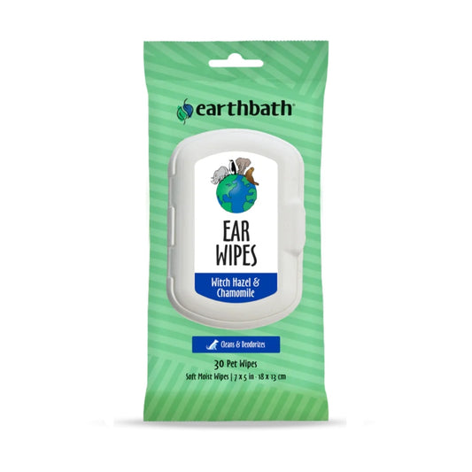 Earthbath Ear Wipes Witch Hazel & Chamomile 30pcs