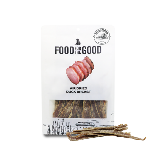 Food For The Good Duck Breast Air Dried Treats For Cats & Dogs 300g