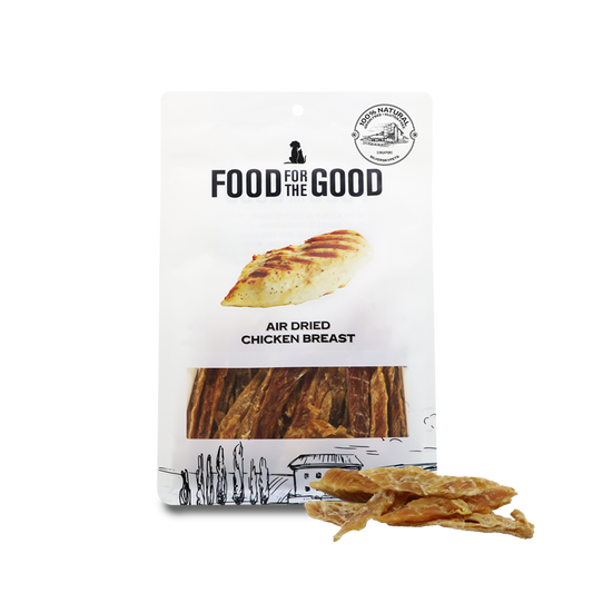 Food For The Good Chicken Breast Air Dried Treats For Cats & Dogs 300g