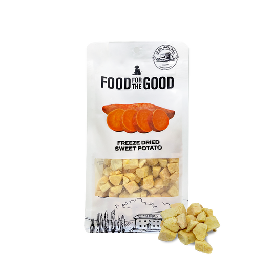 Food For The Good Orange Sweet Potato Freeze Dried Treats For Cats & Dogs 100g