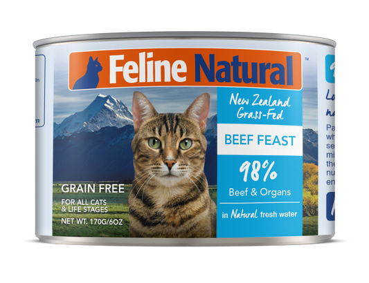 Feline Natural Beef Feast Canned Cat Food 170g