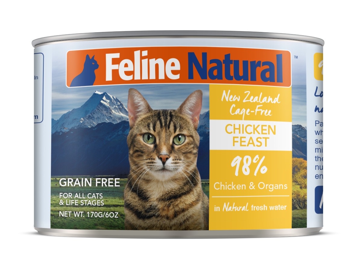 Feline Natural Chicken Feast Canned Cat Food 170g