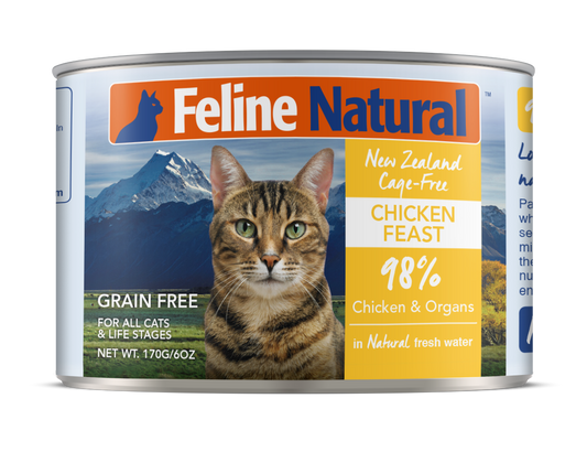 Feline Natural Chicken Feast Canned Cat Food 170g