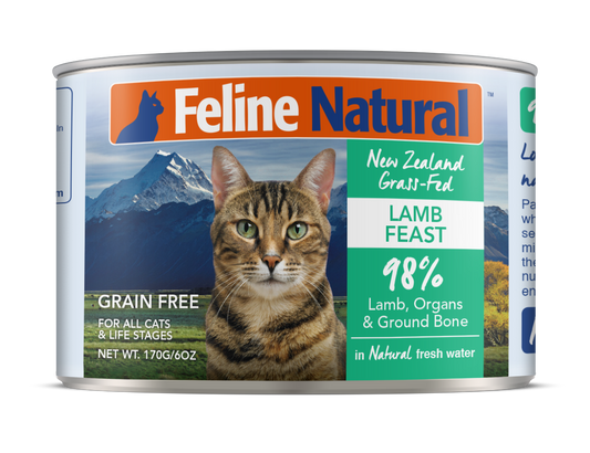 Feline Natural Lamb Feast Canned Cat Food 170g