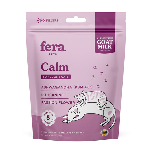 Fera Pet Calm Goat Milk Topper For Cats & Dogs 180g