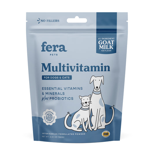 Fera Pet Multivitamin Goat Milk Topper For Cats & Dogs 180g