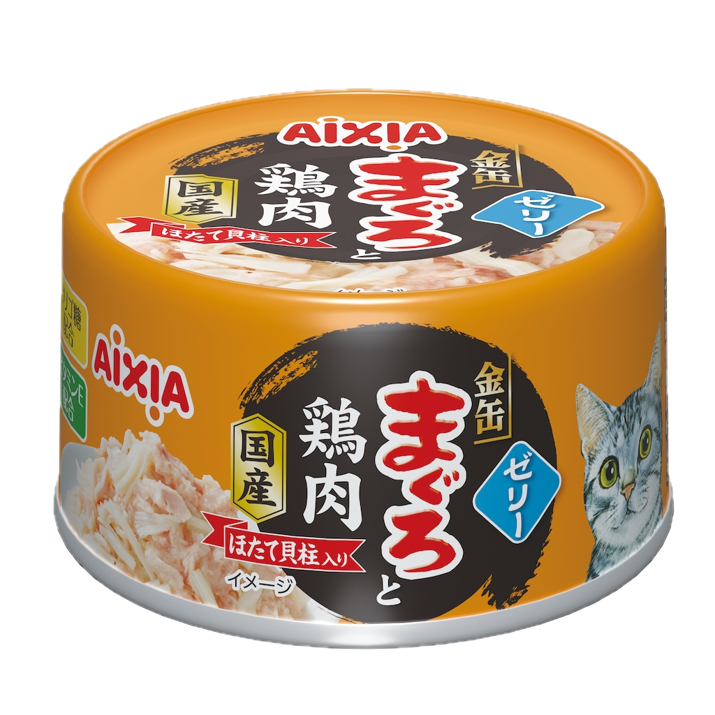 Aixia Kin-can Tuna & Chicken with Scallop Canned Cat Food 70g