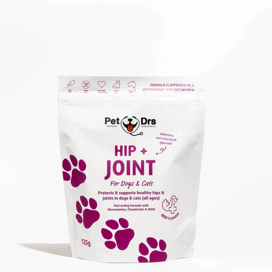 Pet Drs Hip + Joint Supplement for Dogs & Cats 125g