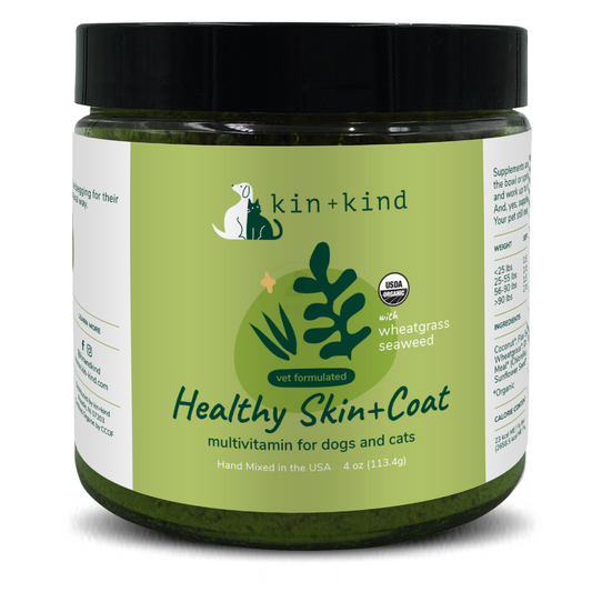 Kin+Kind Healthy Skin & Coat Cat & Dog Supplement