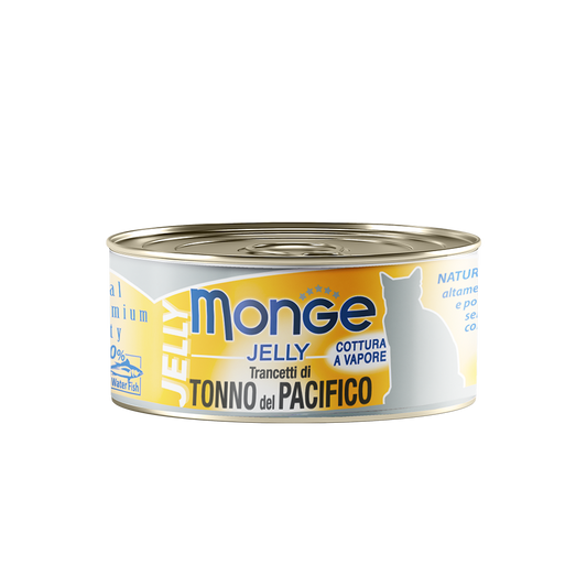 Monge Yellowfin Tuna in Jelly Canned Cat Food 80g