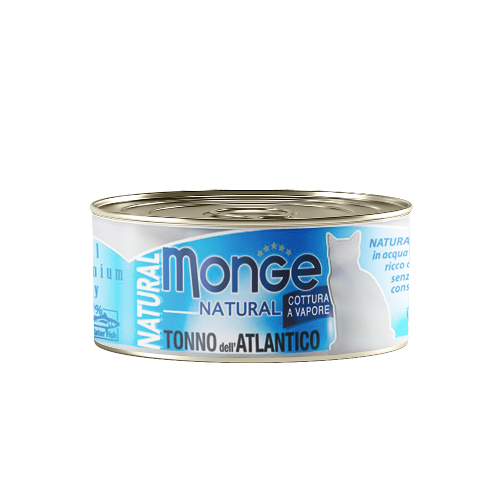 Monge Natural Atlantic Tuna Canned Cat Food 80g