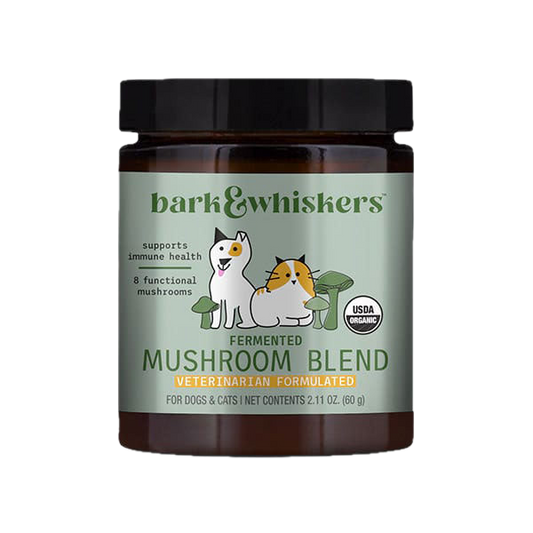 Bark & Whiskers Organic Fermented Mushroom Blend for Cats & Dogs 2.10 oz