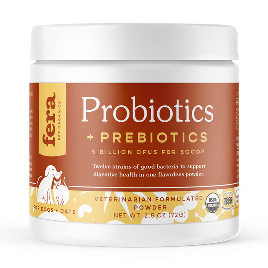 Fera Pet Probiotics with Prebiotics for Cats & Dogs 2.5oz